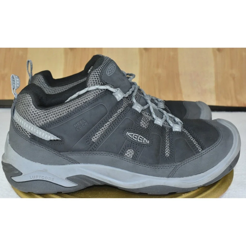 Keen Circadia Men Shoes Size 14 Steel Grey Vent Low Height Breathable Hiking